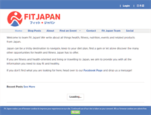 Tablet Screenshot of fitjapan.com